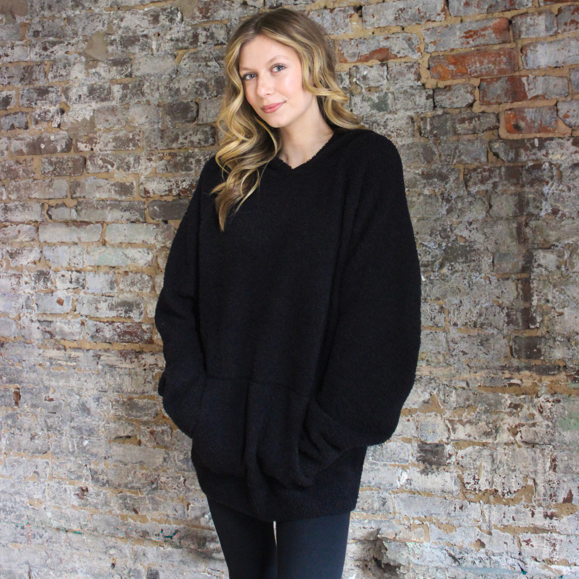 Coma Inducer Oversized Hoodie - Cozy to the Est - Black