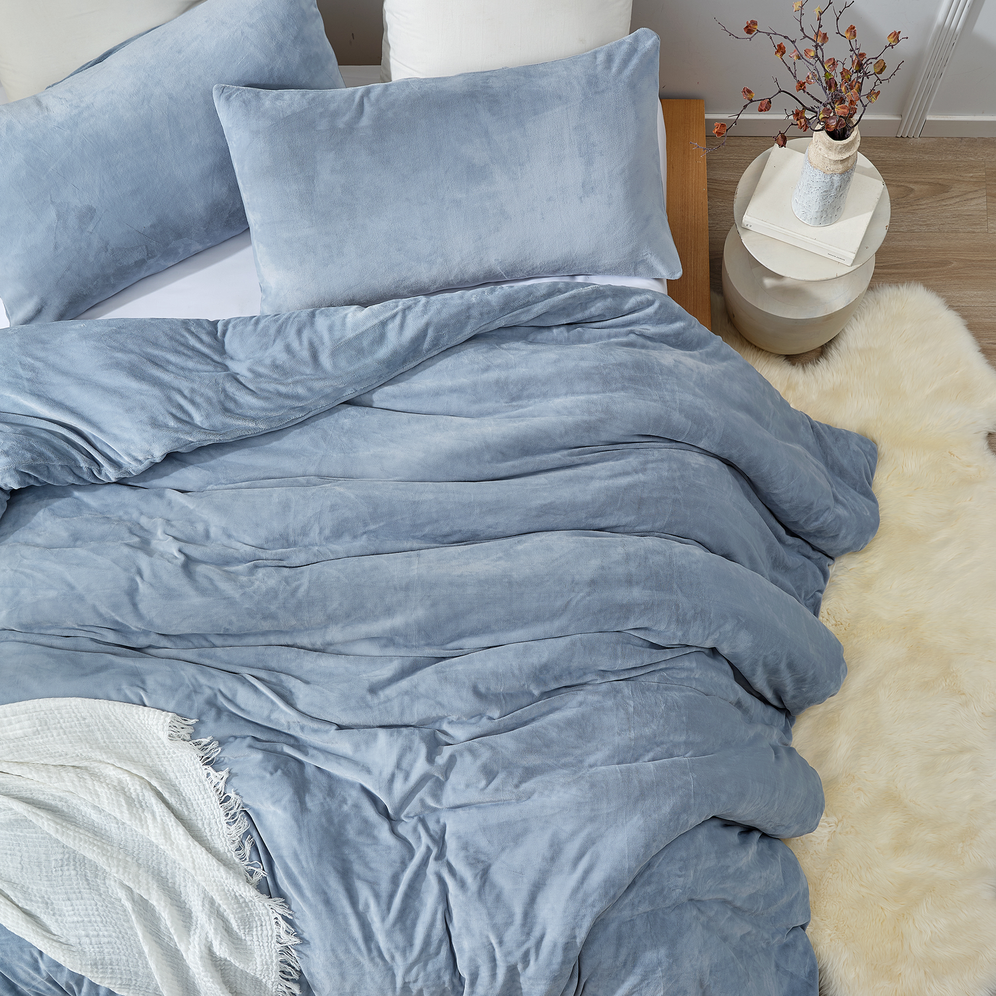 Near Suffocation - Coma Inducer® Oversized King Comforter Set - Quarry