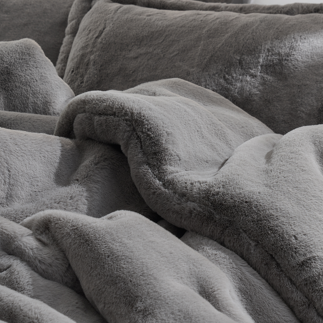 Chunky Bunny® Double the Thick - Coma Inducer® Oversized King Comforter Set - Dark Taupe