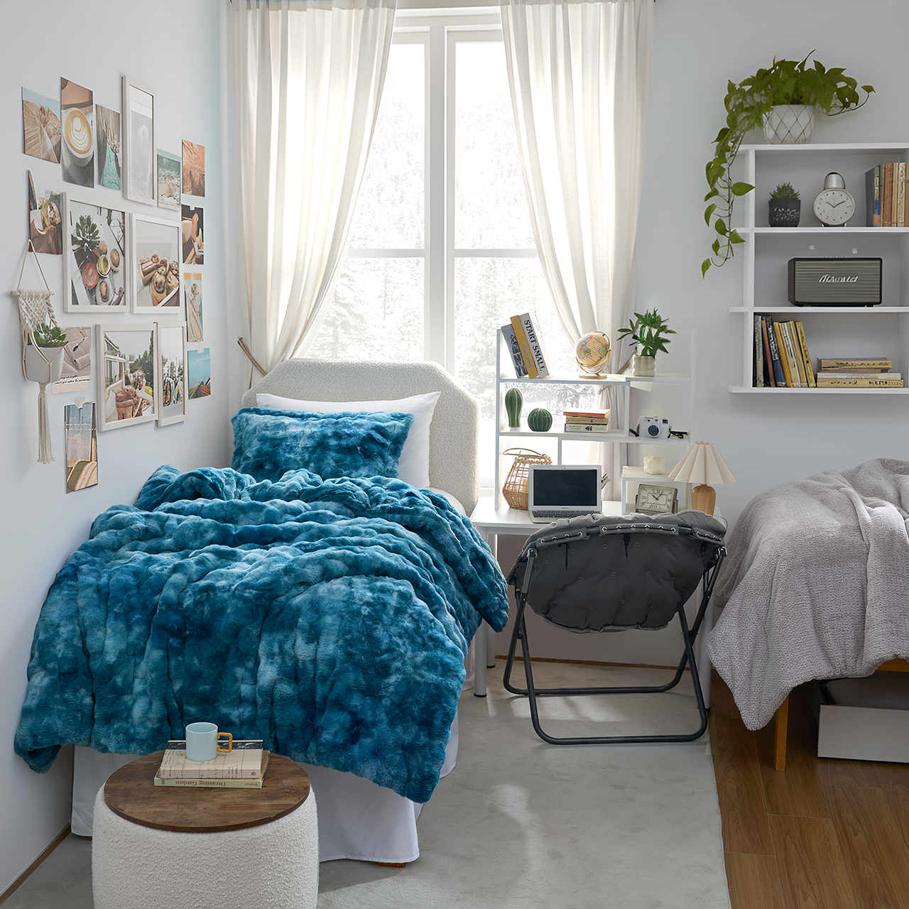 Snowball® Frosty - Coma Inducer® Twin XL Comforter Set - Dark Teal