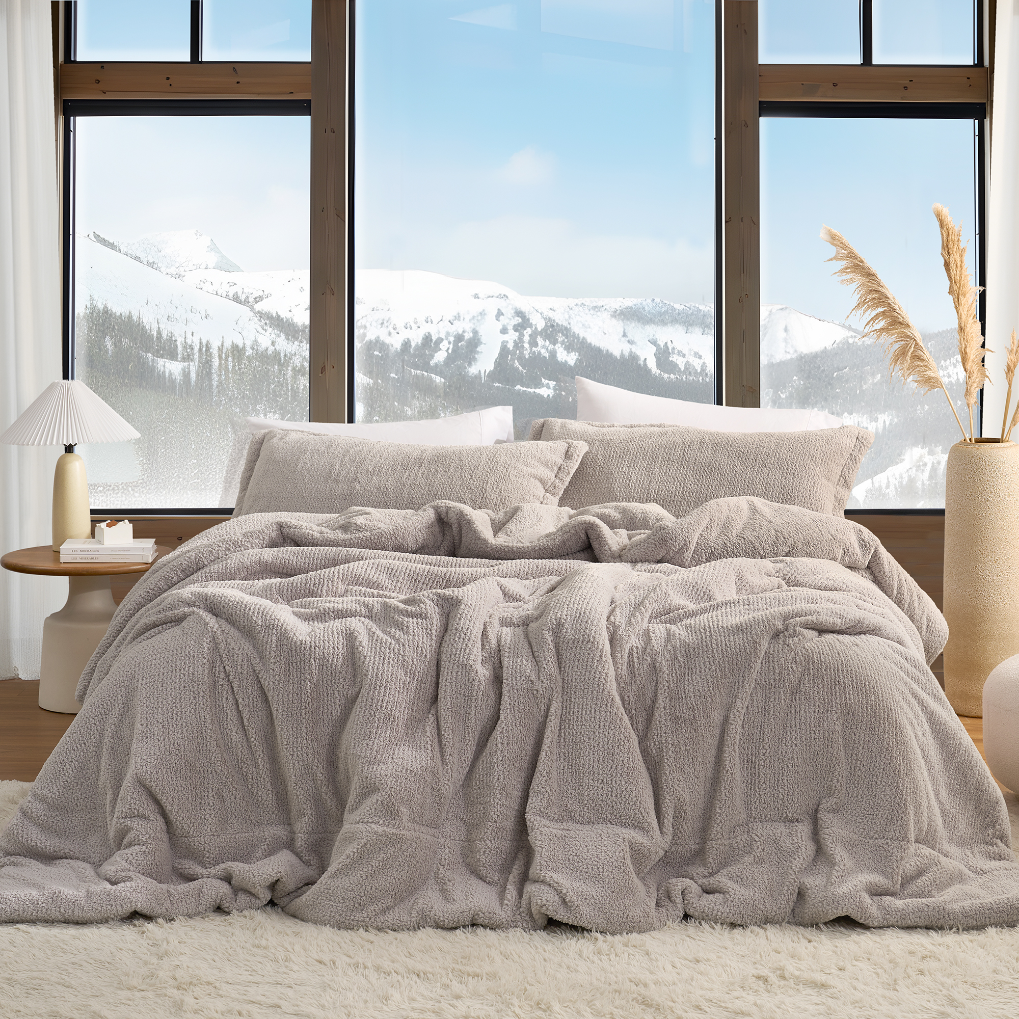 Hibernation - Coma Inducer® Oversized King Comforter Set - Taupe Gray