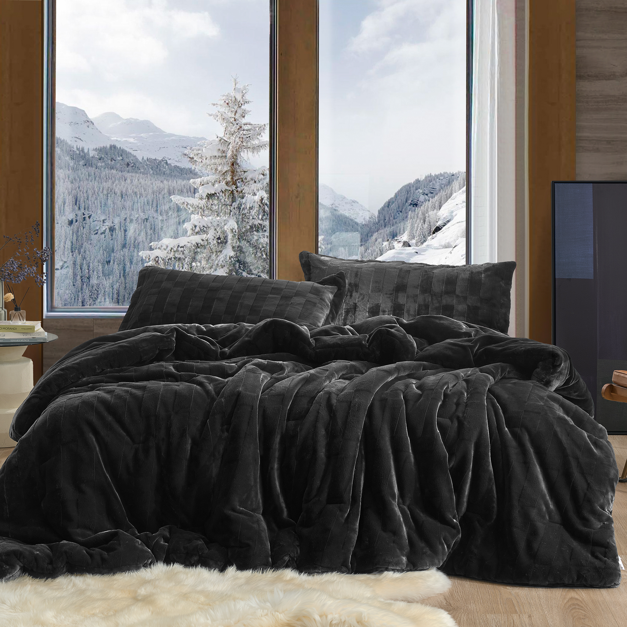 Better Than Anesthesia 2X - Coma Inducer® Oversized Queen Comforter Set - Black Robe