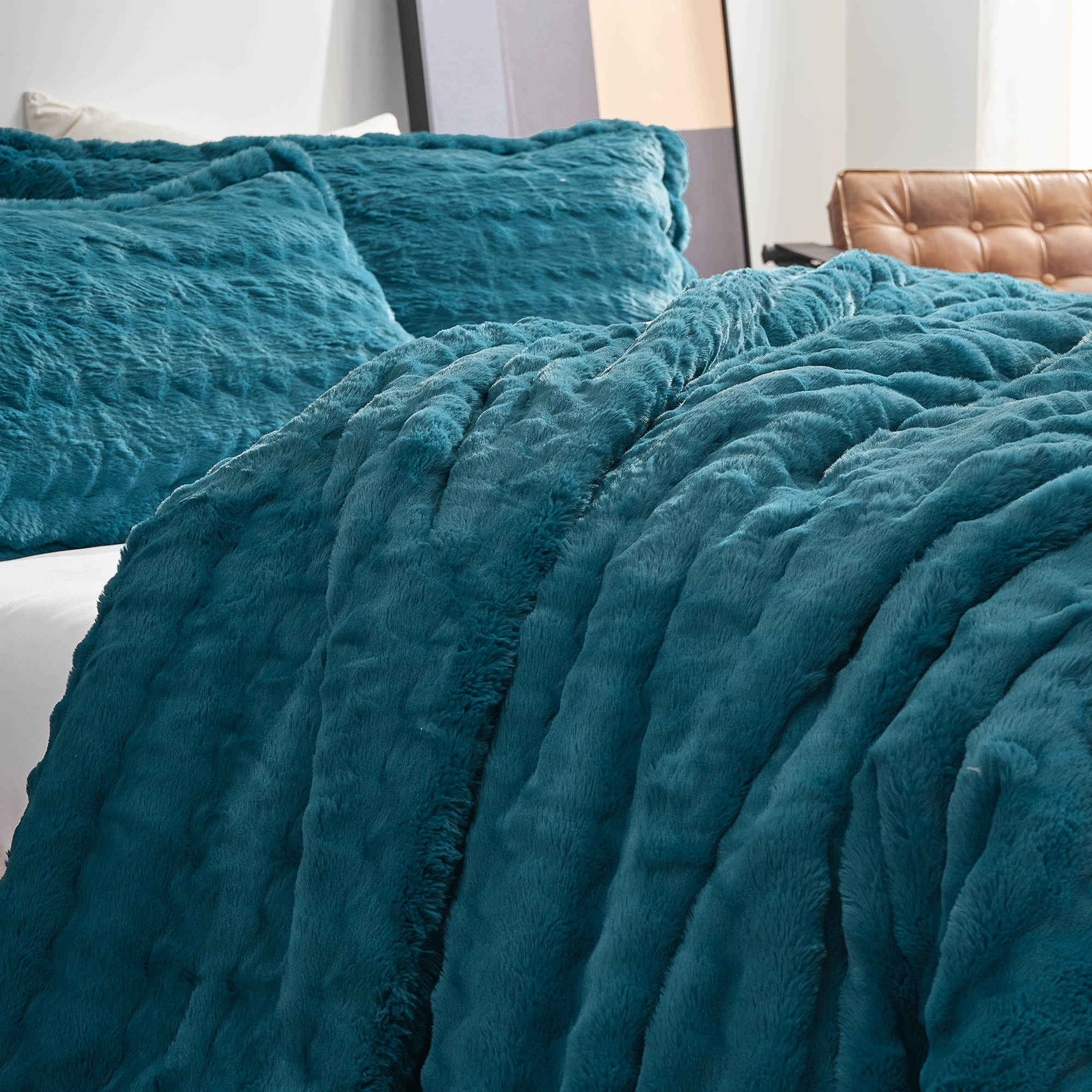 Roll Cakes Chunky Bunny® - Coma Inducer® Oversized Comforter Set - Ocean Trenches