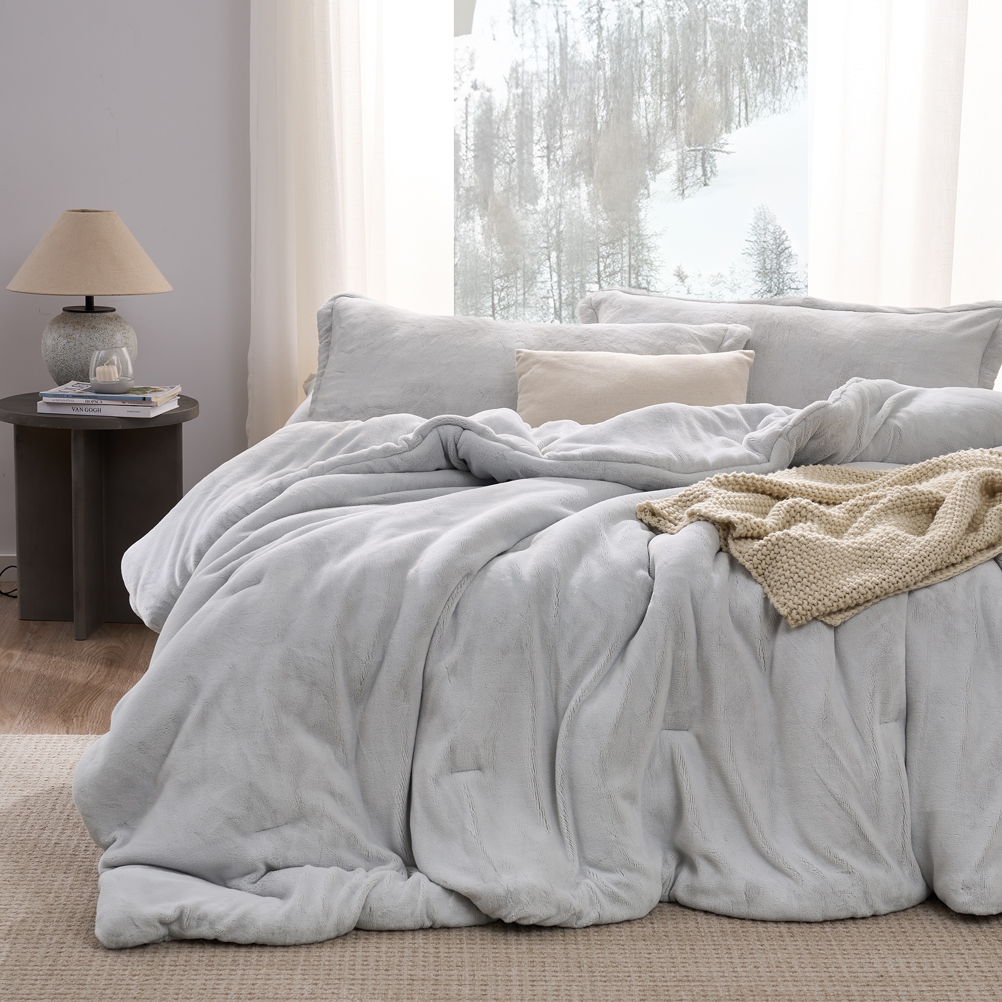 Get Under Me - Coma Inducer® Oversized King Comforter Set - Ice Gray
