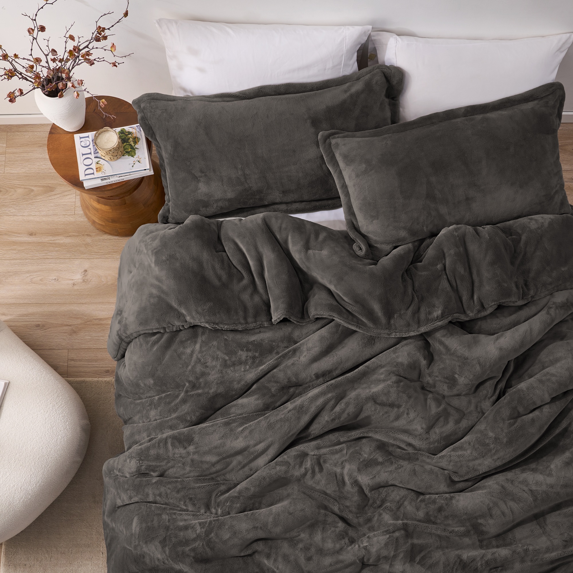 Get Under Me - Coma Inducer® Oversized King Comforter Set - Dark Night Gray