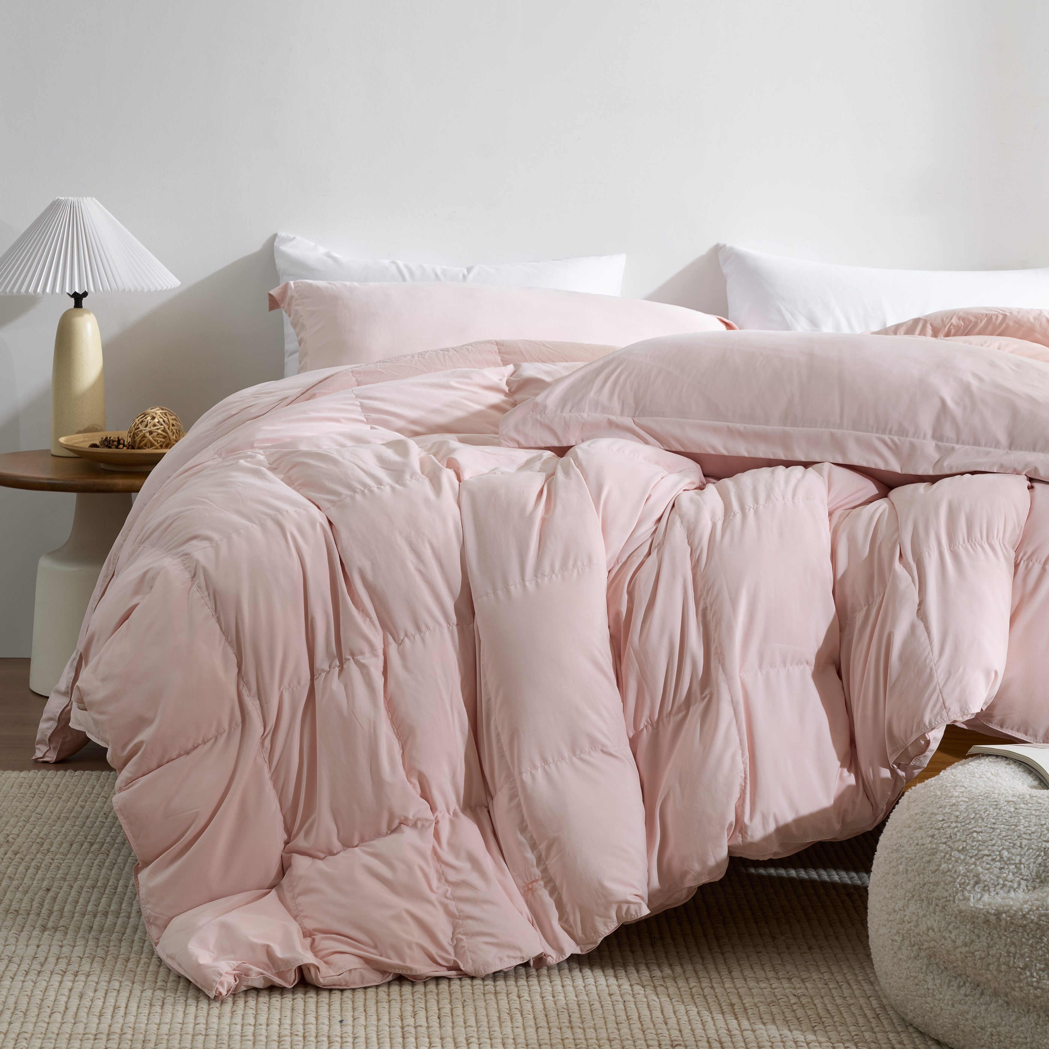 Dupe of Down - Coma Inducer® Alaskan King Comforter Set - Sunrise Pink