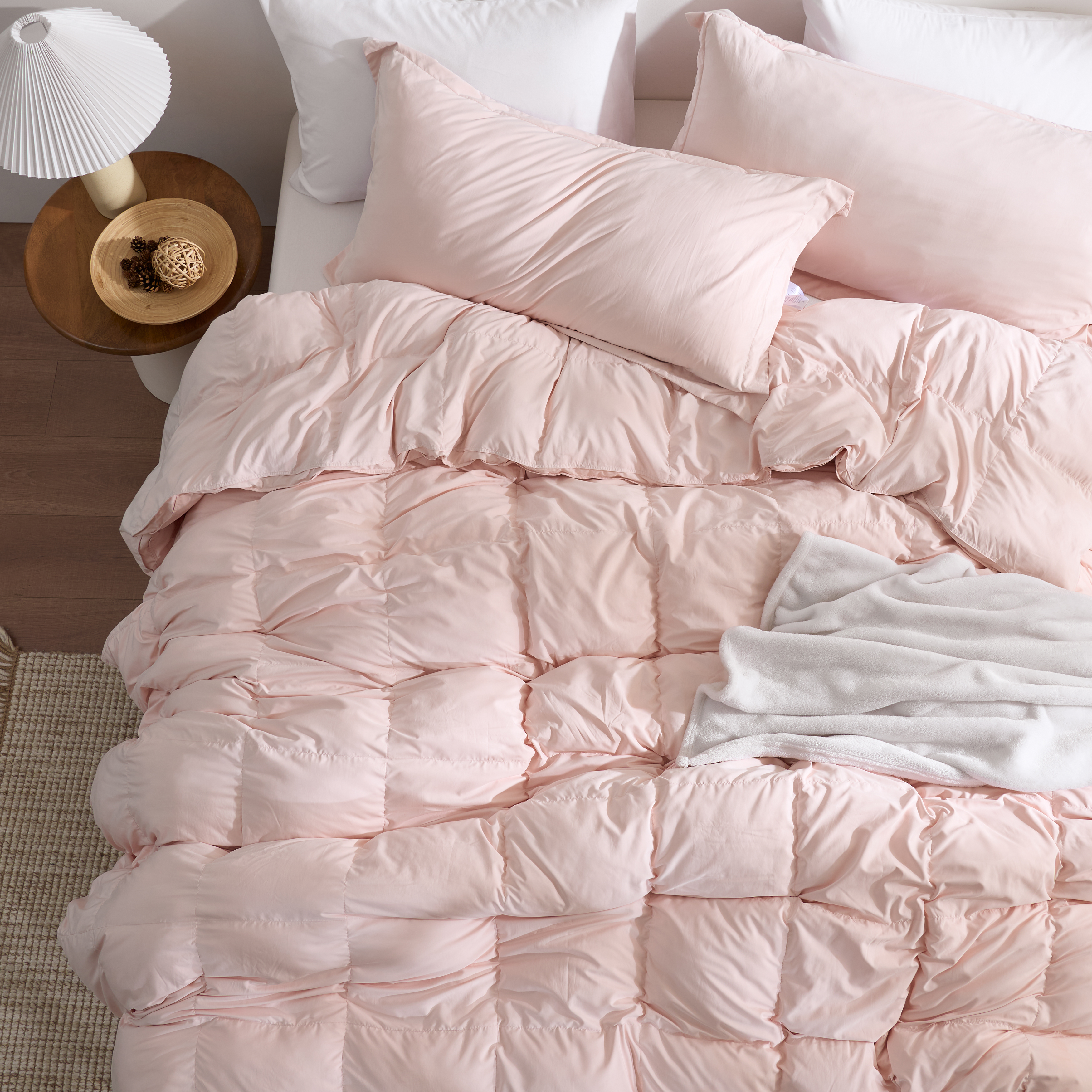 Dupe of Down - Coma Inducer® Alaskan King Comforter Set - Sunrise Pink