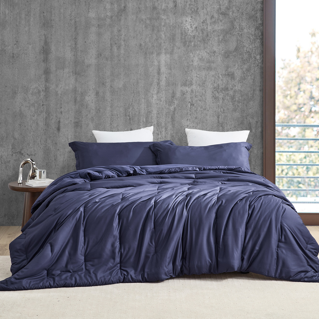 Bamboo Butter - Coma Inducer Oversized King Cooling Comforter - Navy Eclipse