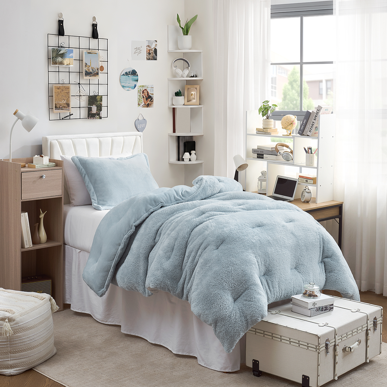 Dam Bae, She Thick® - Coma Inducer® Twin XL Comforter Set - Icecap Gray
