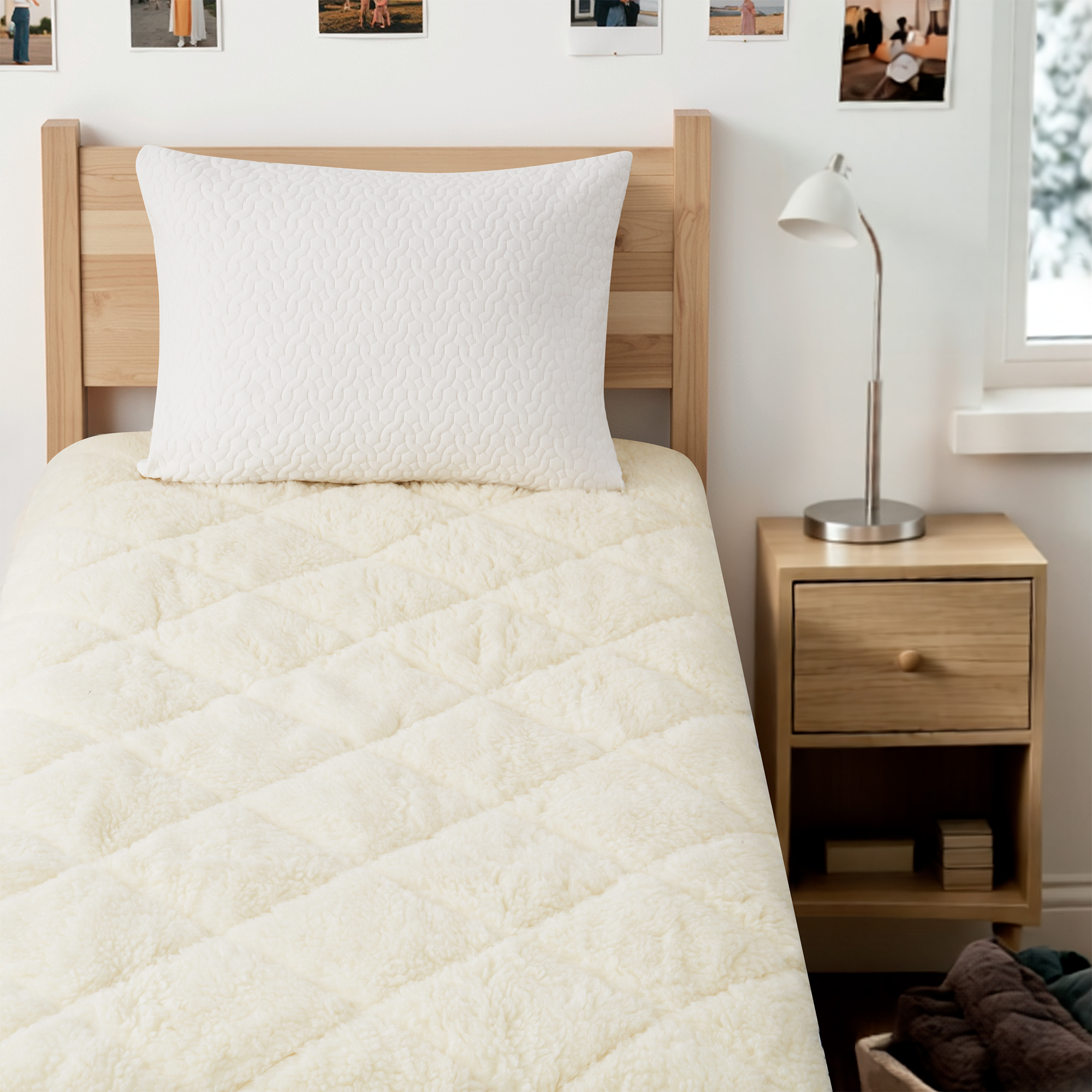 Glamazing - The College Dorm Cozy Wool Topper - Twin XL