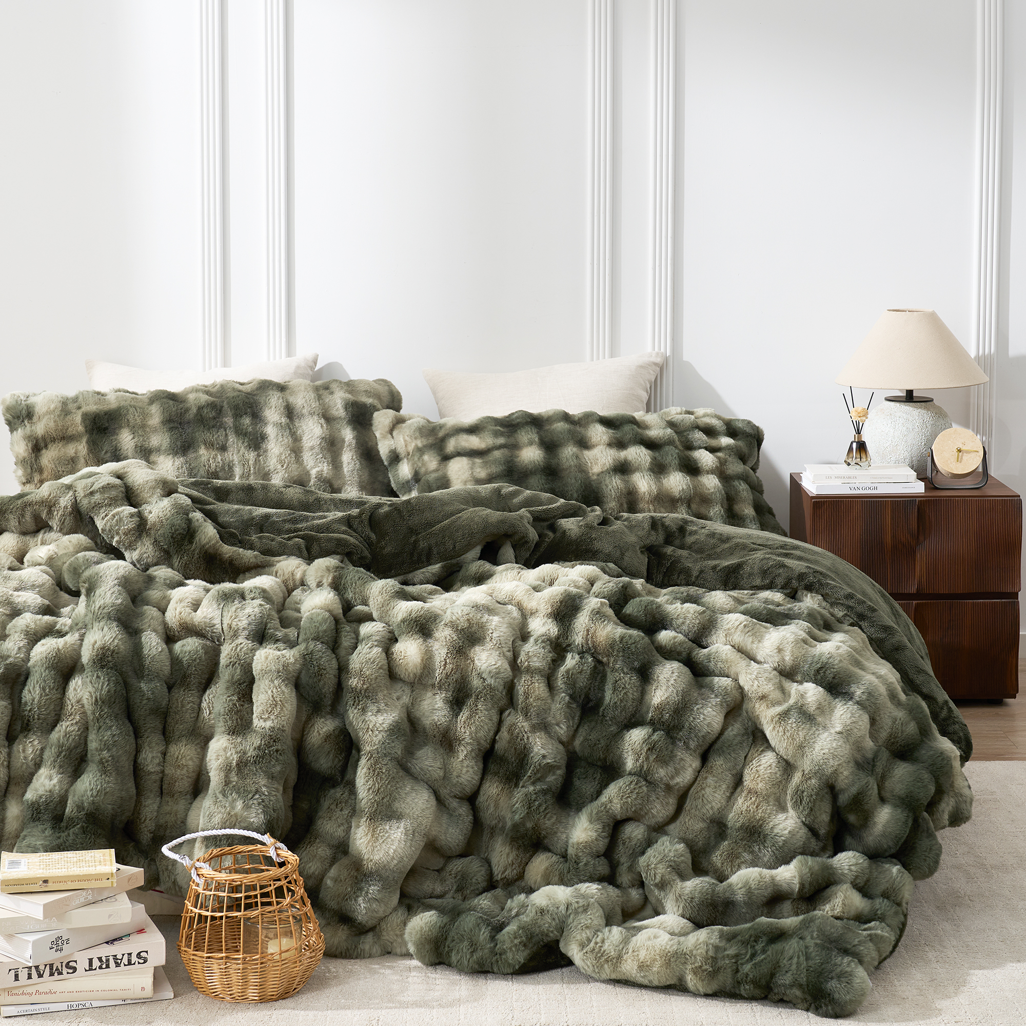 Snowball® Chunky Bunny - Coma Inducer® Oversized Queen Comforter Set - Icy Green