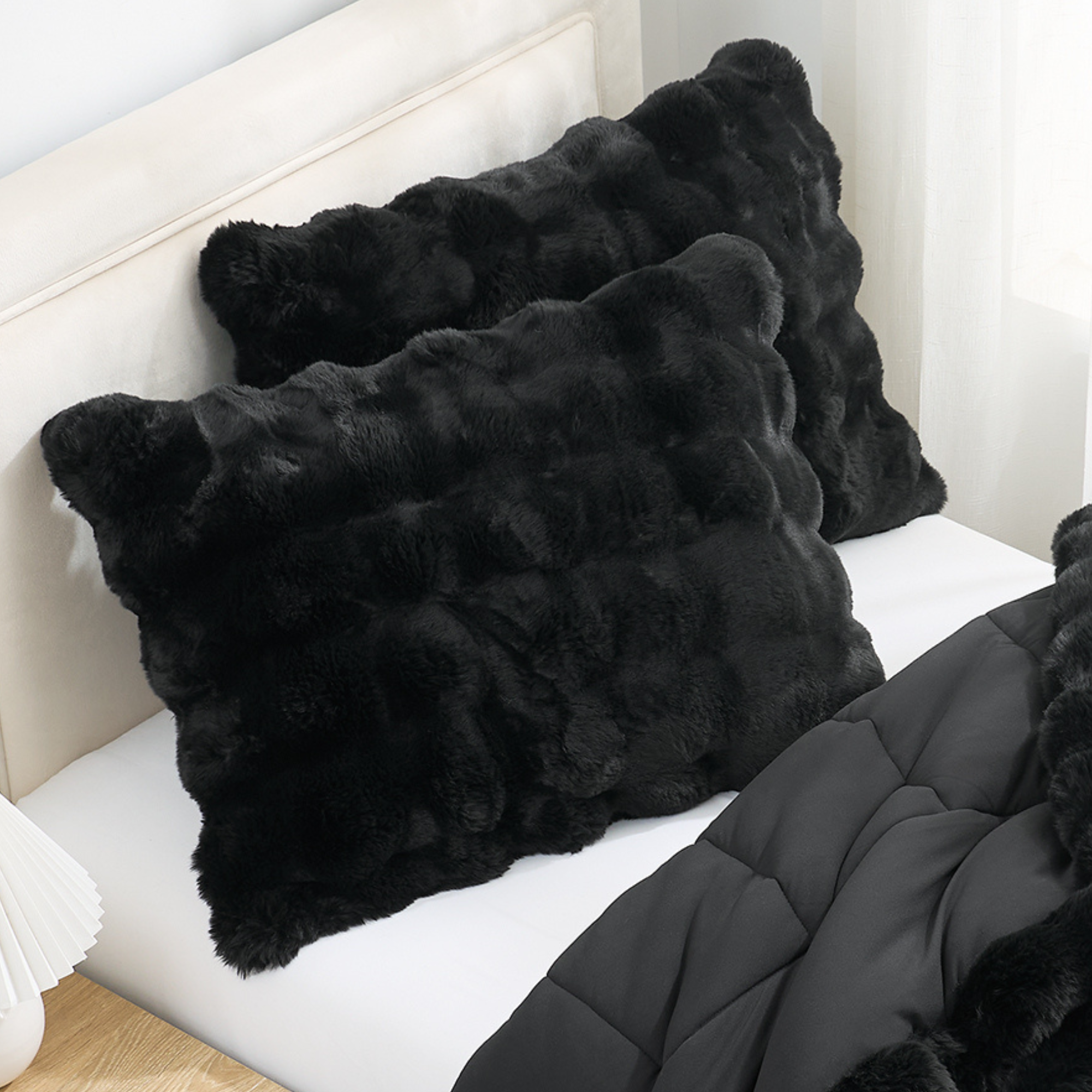 Snowball® Chunky Bunny® Bare Bottom® - Coma Inducer® Standard Sham (2-Pack) - Almost Black