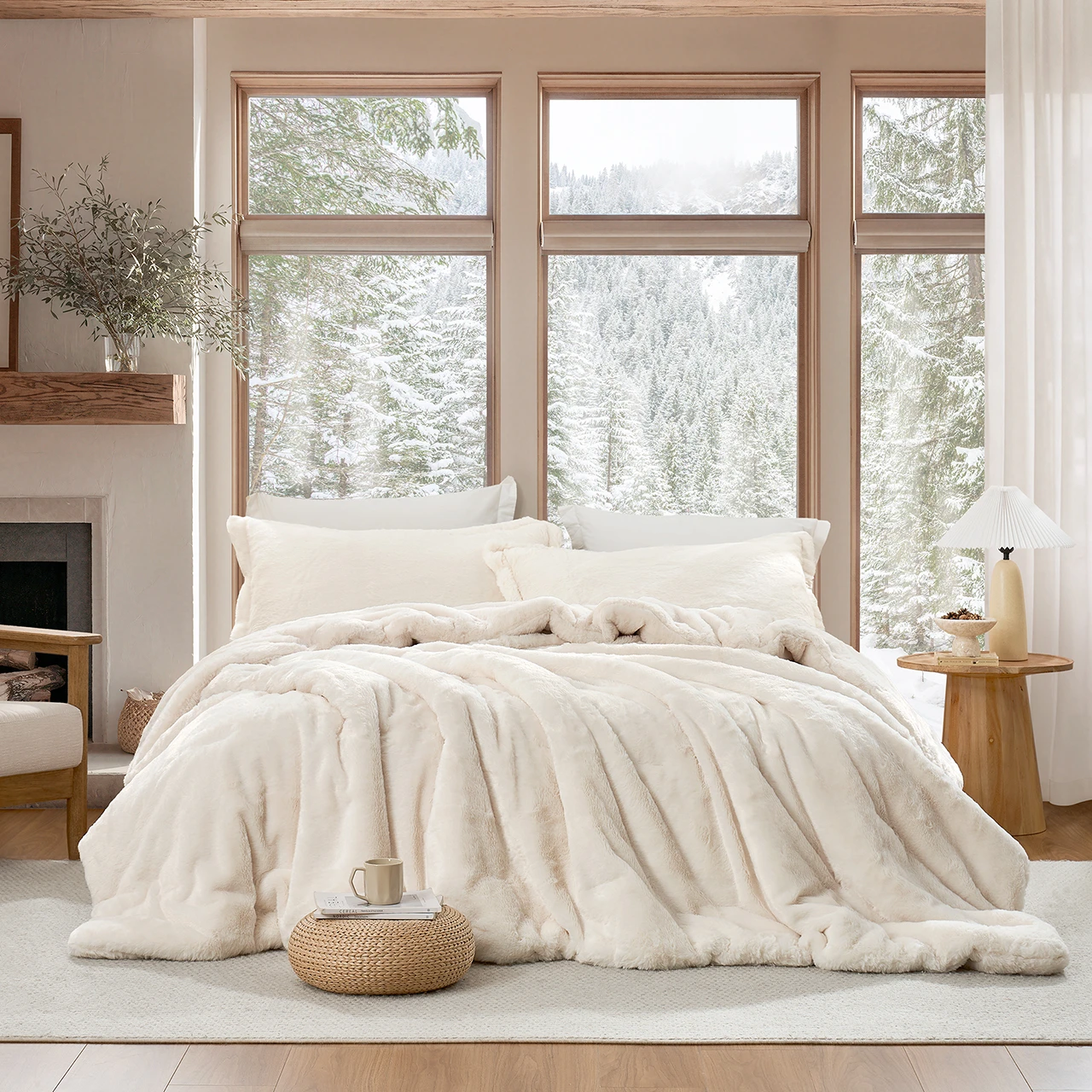 The DNR Chunky Bunny® - Coma Inducer® Oversized King Comforter Set - Creamy