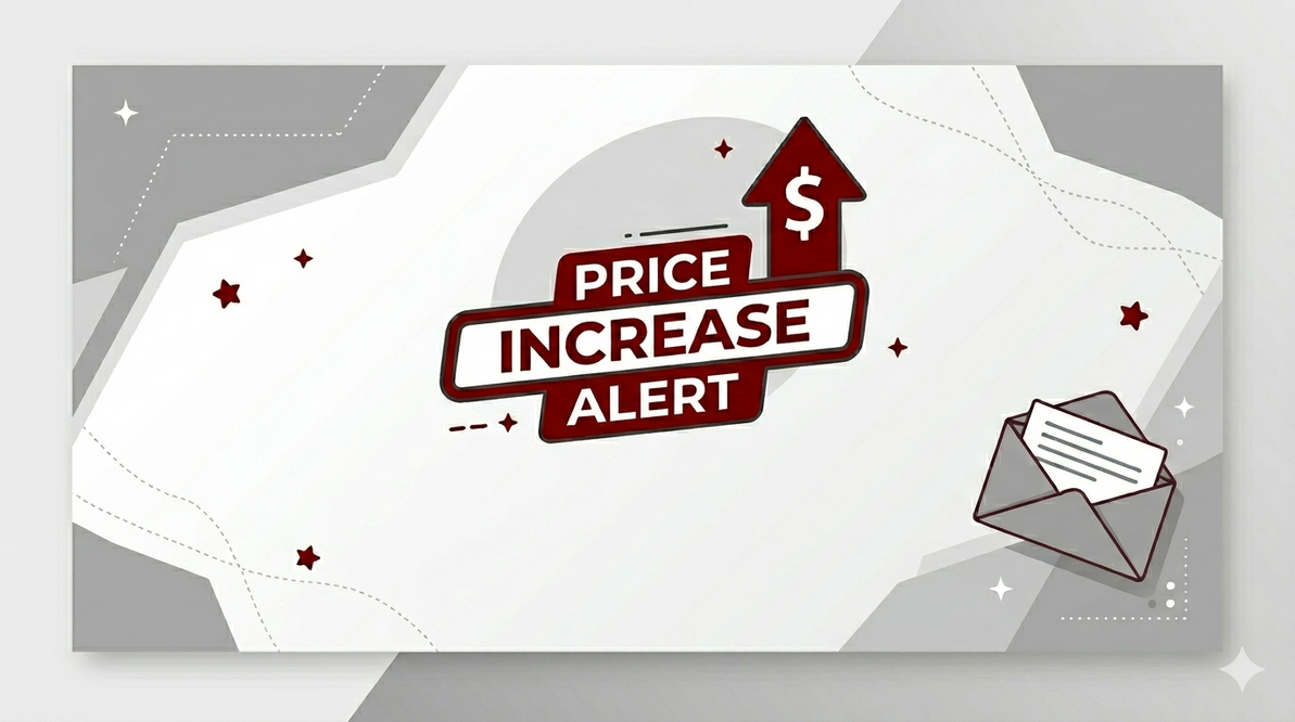 Strap Price Increase - May 2026