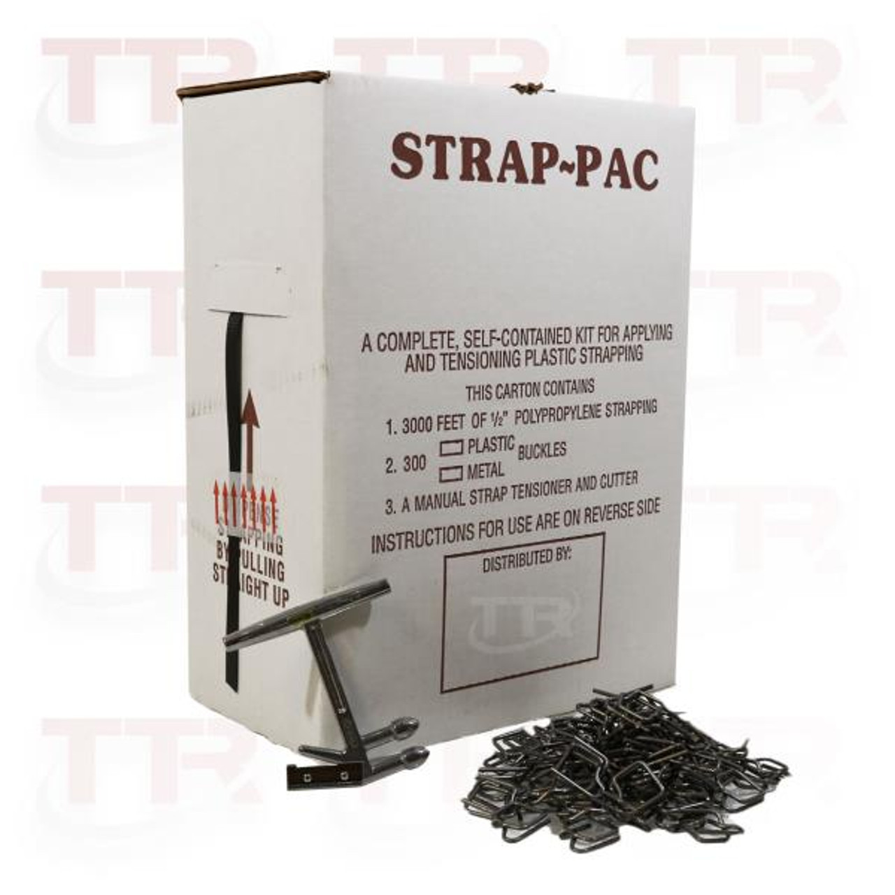 Handy Strap Kit Self Dispensing Box Of Poly Banding with Tools