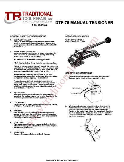 DTF-76 Datasheet Preview