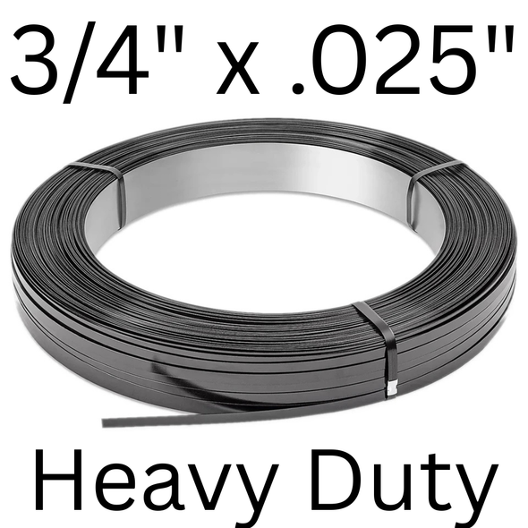 3/4" x .025" Heavy Duty Steel Strapping