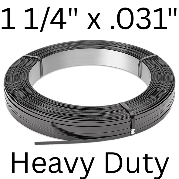 1 1/4" x .031" Heavy Duty Steel Strapping