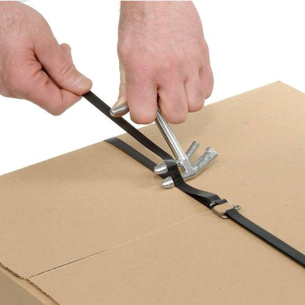 Handy Strap Kit Self Dispensing Box Of 1/2" x 3000' Poly Strapping 300lbs Break Strength