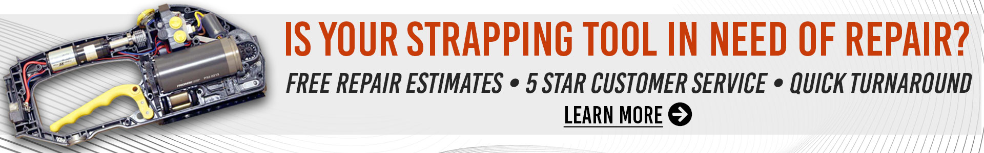 Strapping Bander Tool Repair, Free Repair Estimates