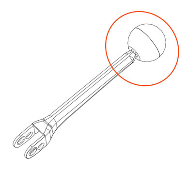 MIP M1860-7 Ball Knob