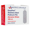 Americanails EasyPeel Pedicure File Abrasive Strips, 100 ct. Zebra