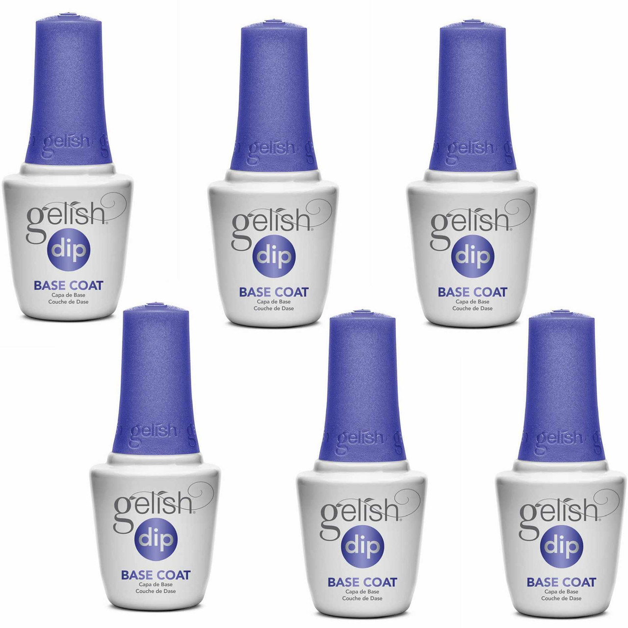 gelish base coat dip