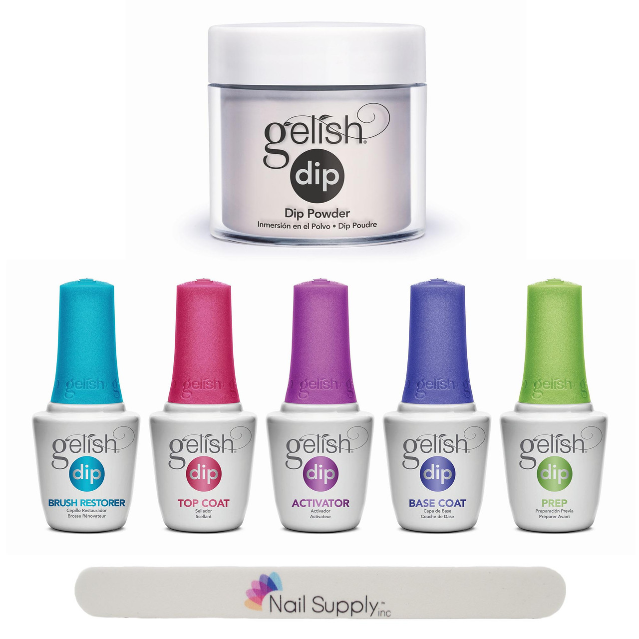 gelish base coat dip