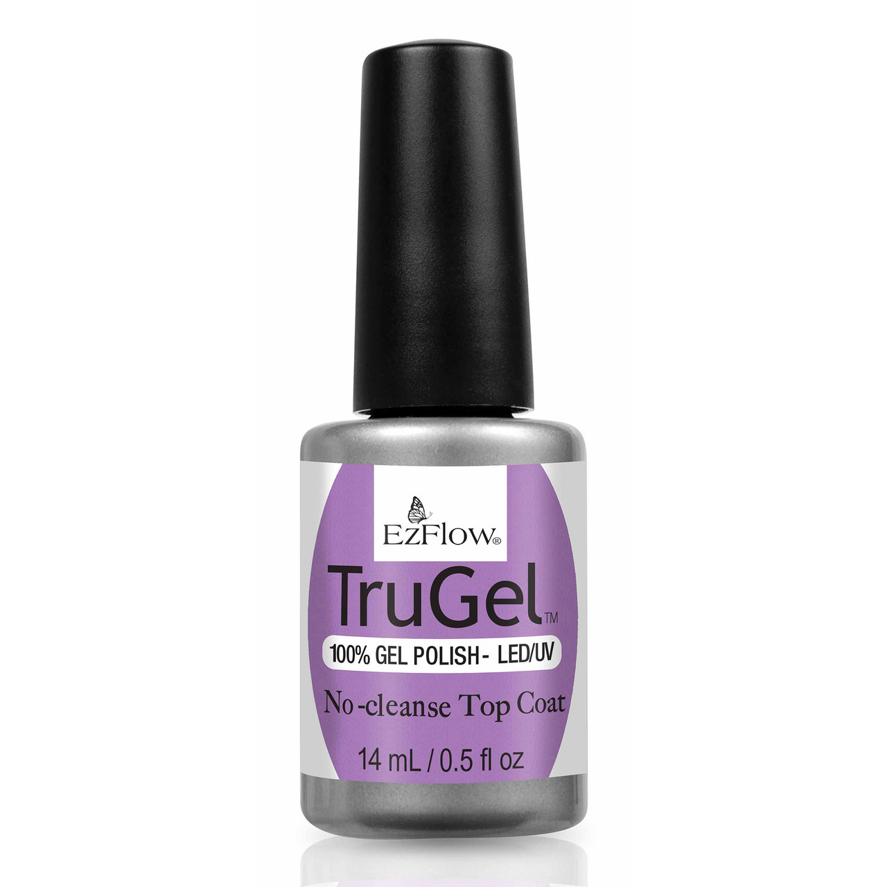 EZ Flow TruGel No-Cleanse Top Coat, 14 mL / 0.5 fl oz - Nail