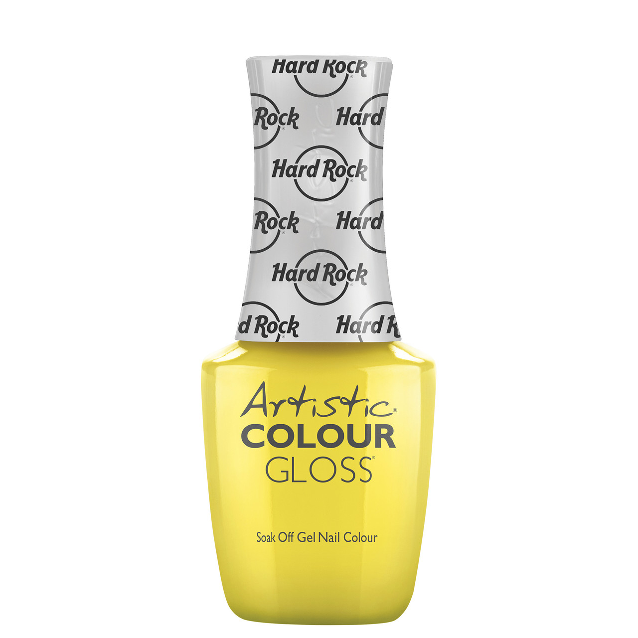 Artistic Nail Design "Light Up The Stage" Yellow Creme Colour Gloss LED  Soak Off Gel Color, 15 mL .5 fl oz Nail Supply Inc