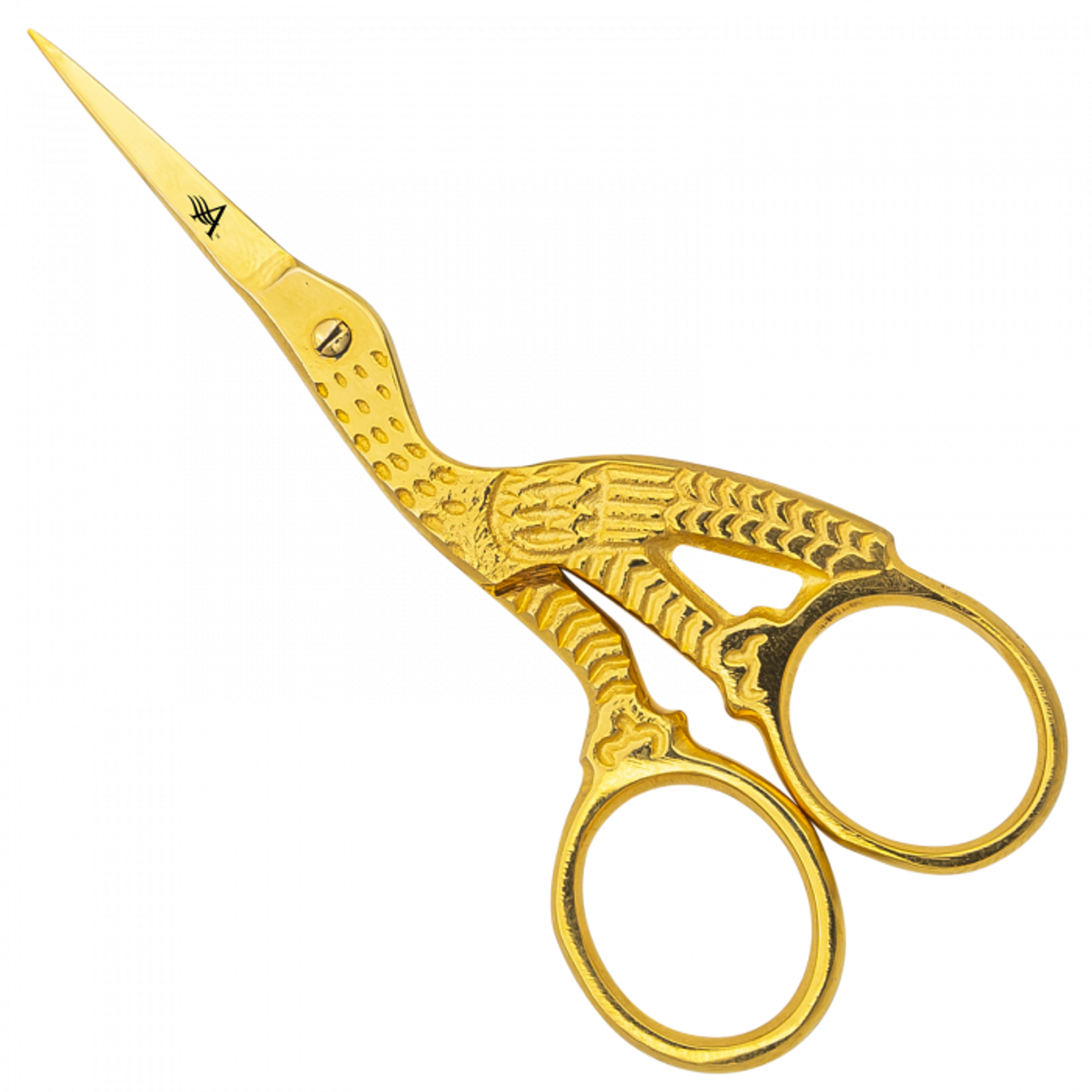 Americanails Ultra Premium Gold Stork Scissors - Nail Supply Inc