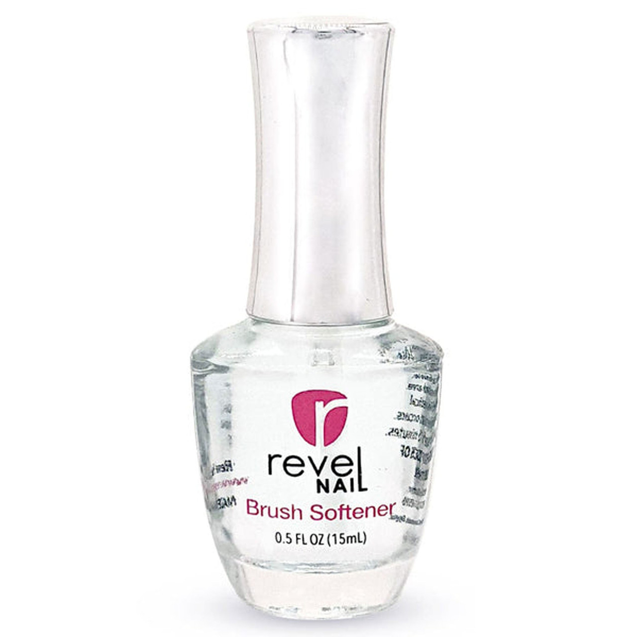 Revel Nail BSG15 - Brush Softener Glass 15 ml Filled Liquid