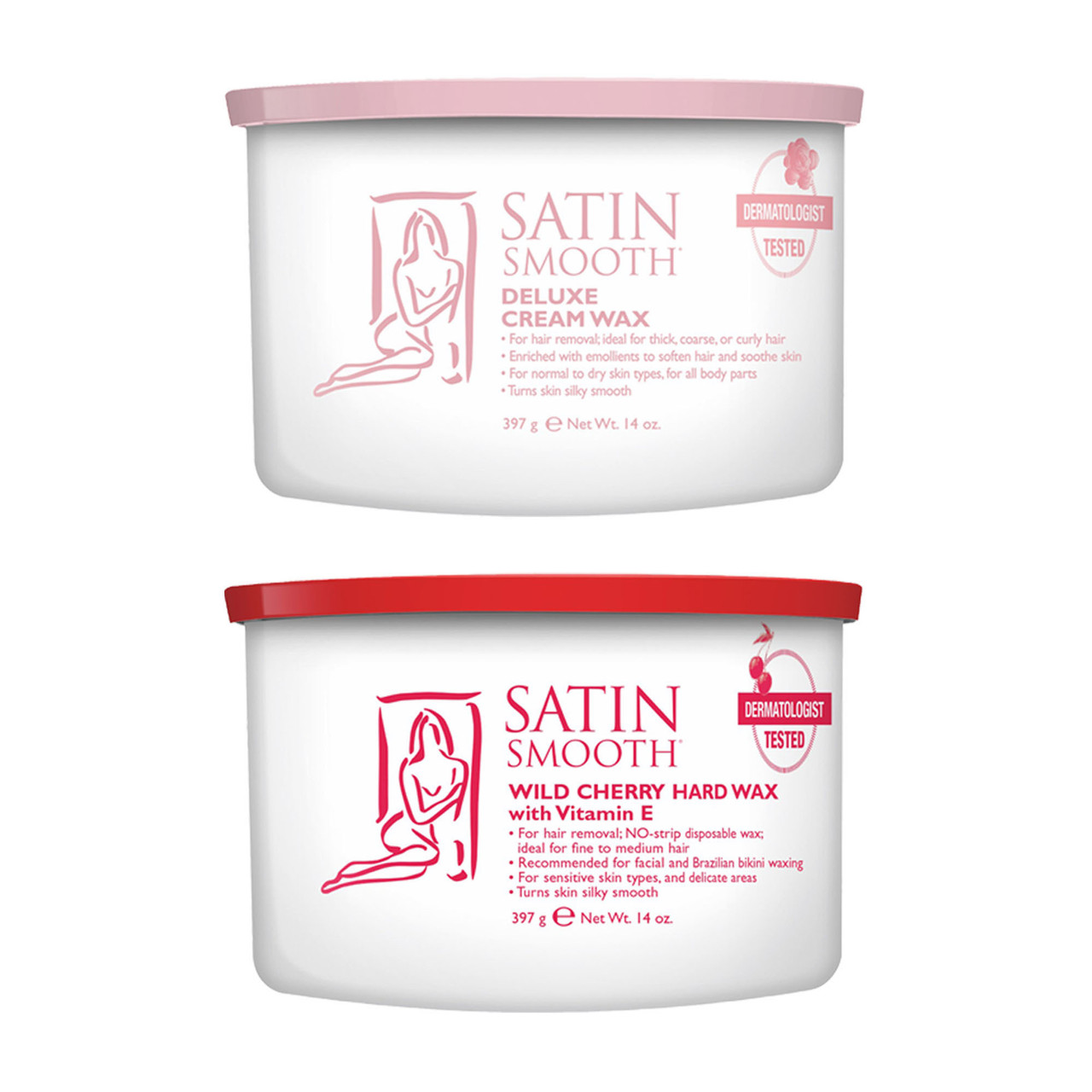 Satin Smooth Small Applicators Soft and Hard Waxes, Warmers & PRO Wax kits