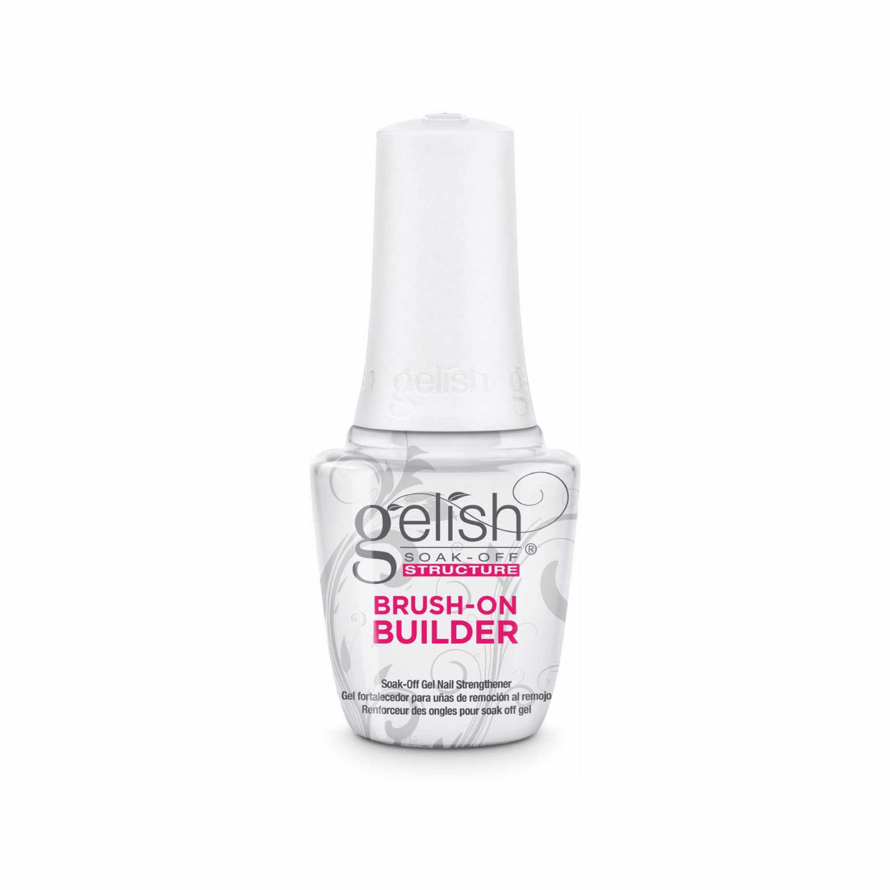 Gelish Clear Brush-On Builder Gel, 15 mL | .5 fl. oz. - Nail