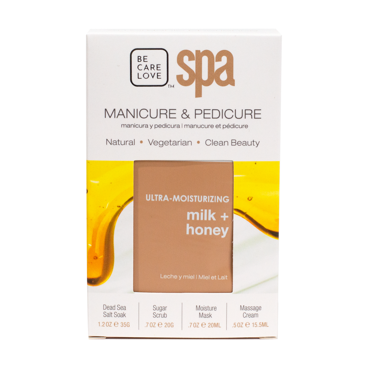 BCL Spa Milk + Honey Complete 4-Step System, Single Use Packet Box