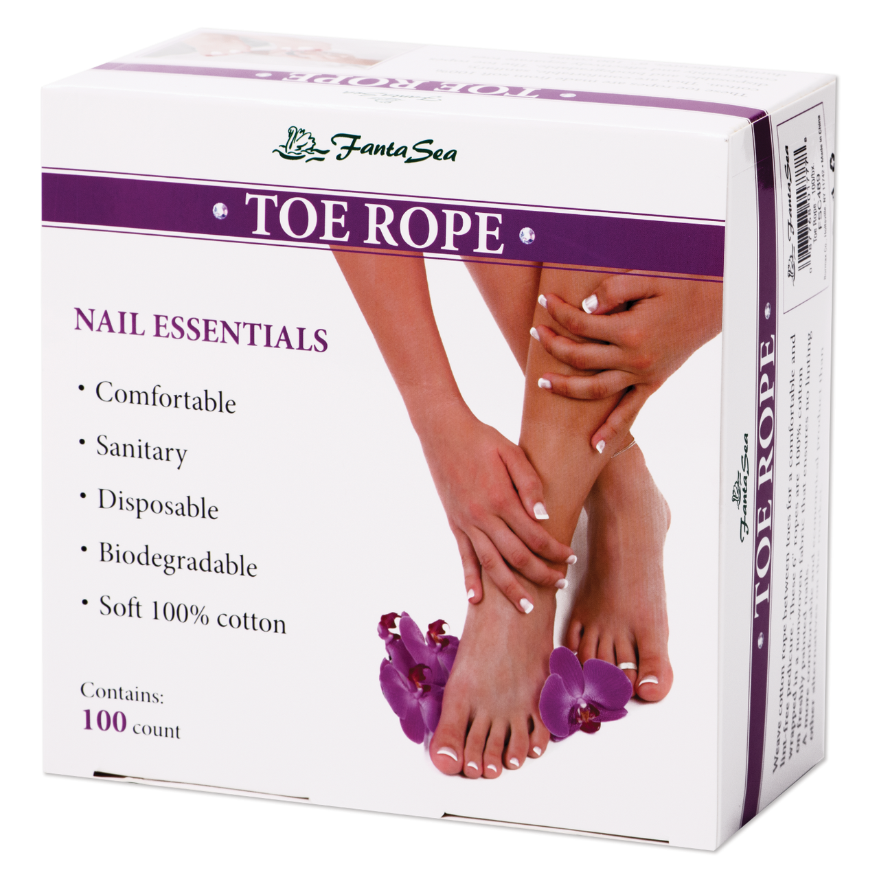 Cotton Toe Ropes FantaSea 100 ct. Toe Rope - Nail Supply Inc