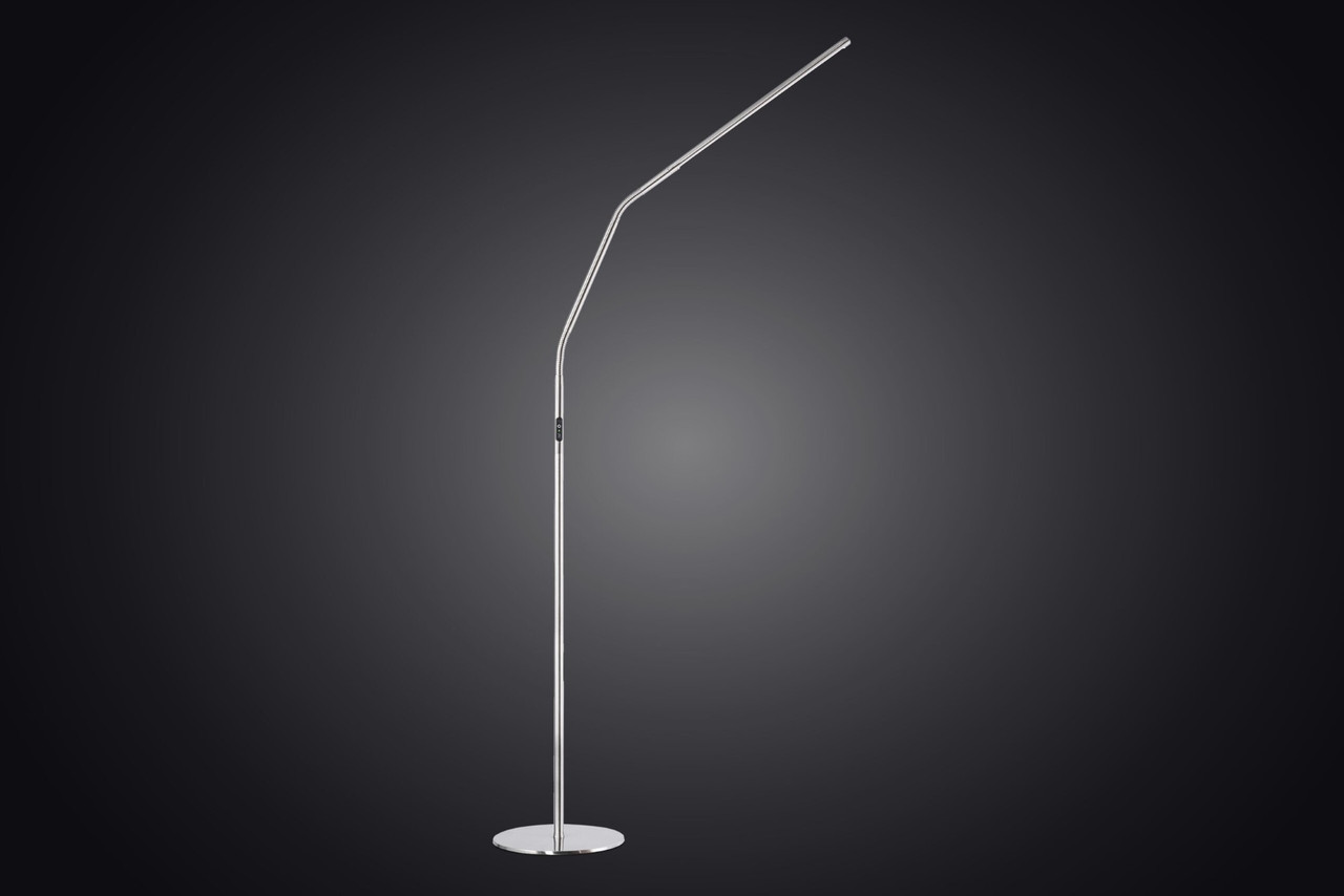 Daylight Company Slimline 4 LED Floor Lamp, Brushed Steel - U35119