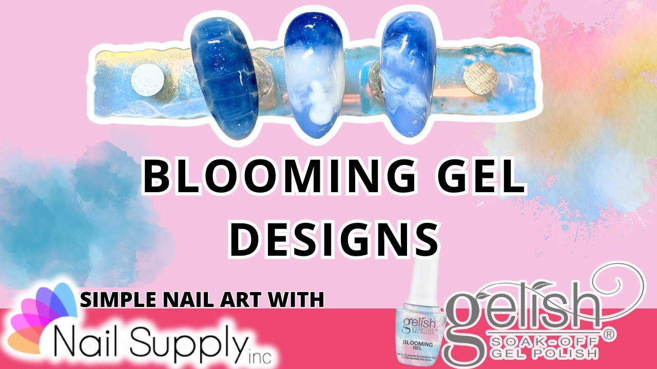 3 ways to use Blooming Gel for easy and fun nail art!!