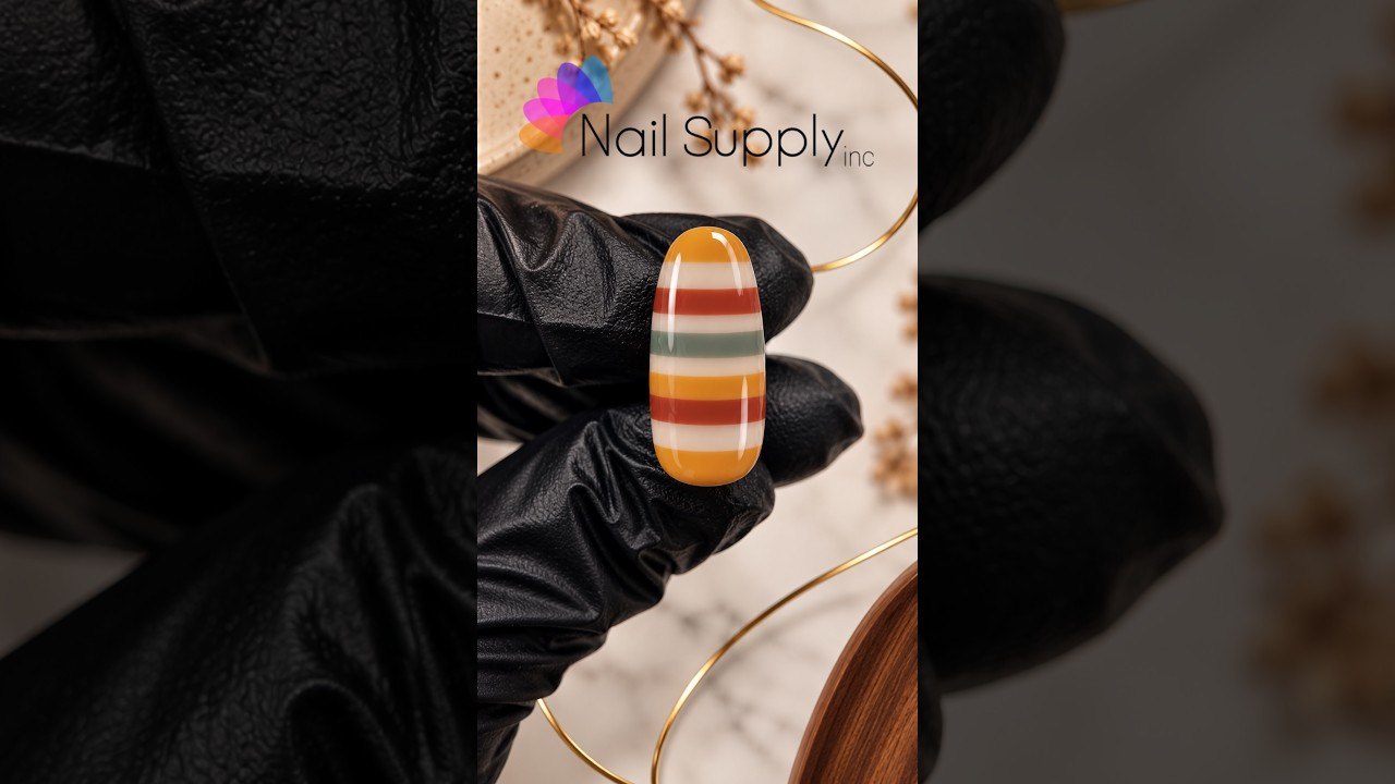 OPI Striped Nail Art with Nail Supply Inc.
