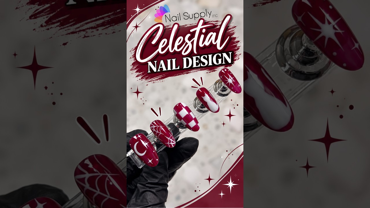 Celestial Nail Art with Nail Supply Inc.