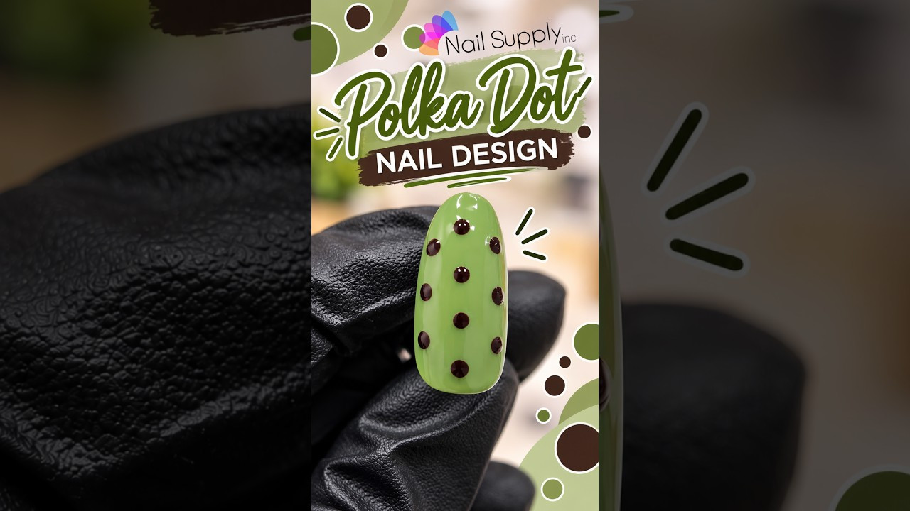Polka Dot Nail Art with Nail Supply Inc.