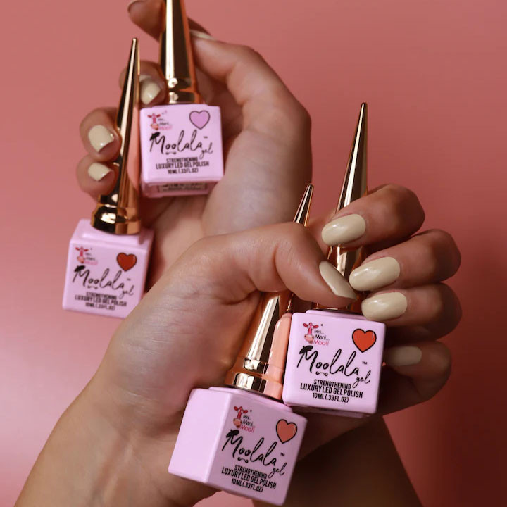Moolala Gel Polish Colors and Specialty Top Coats for Salon Services