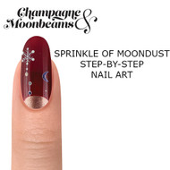 Morgan Taylor Champagne & Moonbeams "Sprinkle of Moondust" Step-By-Step Nail Art