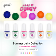 Gelish Keep It Juicy Collection: A Guide to Summer Jelly Nail Colors