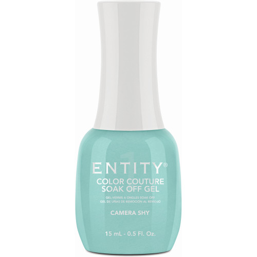 Entity One Color Couture Gel Polish "Camera Shy" - Powder Blue Shimmer