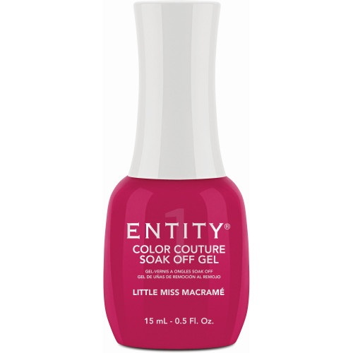 Entity One Color Couture Gel Polish "Little Miss Macrame" - Hot Pink Neon