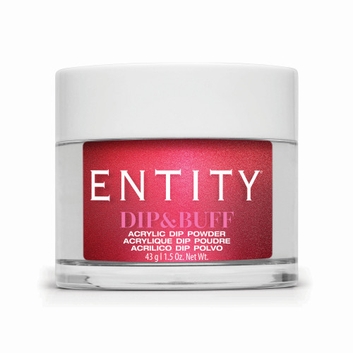 Entity Dip & Buff, "Red Rum Rouge", Bright Red Pearl , 43 g | 1.5 Oz. - 5301696