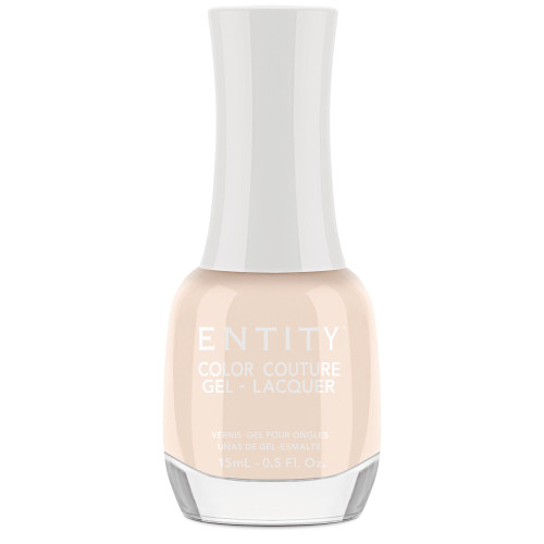 Entity Extended Wear Hybrid Gel-Lacquer "COVERED IN TAFFETA" - Sheer Pink Pearl