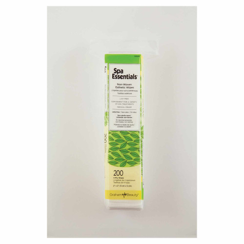 Graham Beauty Spa Essentials 2"x2" Esthetic Wipes Case Pack of 25 Packs