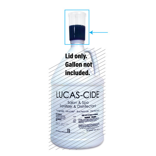 Lucas-Cide Salon and Spa Squeeze and Pour Lid for Gallon Sizes